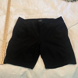 Reebok Black Spandex Bike Shorts 2X